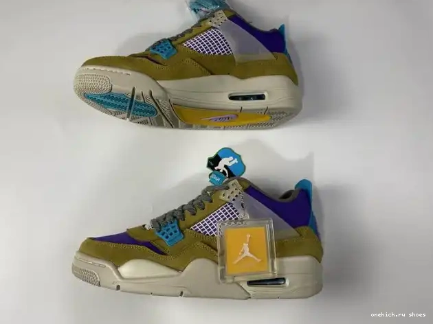 Cheap Desert 4 SP DJ5718-300 Moss Air Union Jordan x 0511